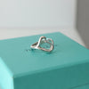 Open Heart by Elsa Peretti Silver Ring