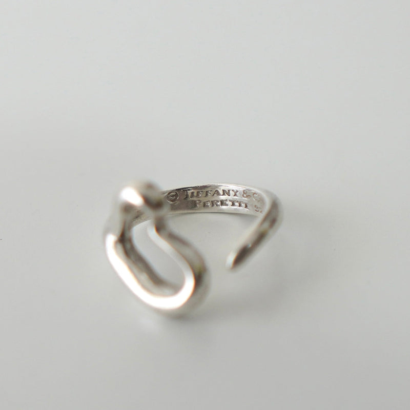 Open Heart by Elsa Peretti Silver Ring - NEWSED
