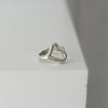 Open Heart by Elsa Peretti Silver Ring