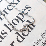 "Open Heart" Silver Necklace - NEWSED