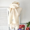 Orb Embroidery Wool Muffler