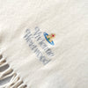 Orb Embroidery Wool Muffler