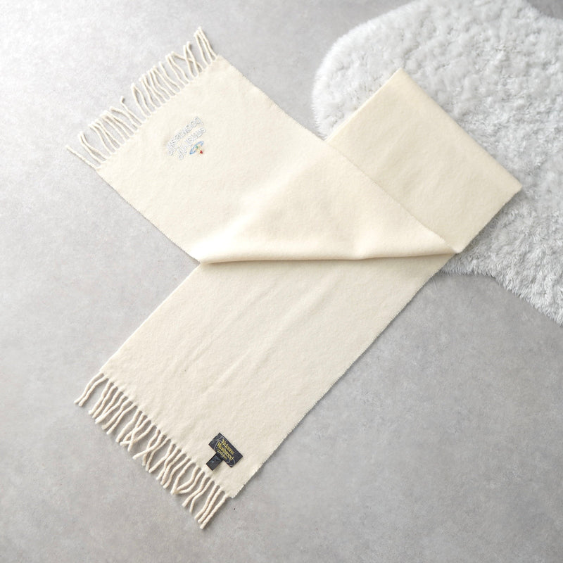 Orb Embroidery Wool Muffler - NEWSED