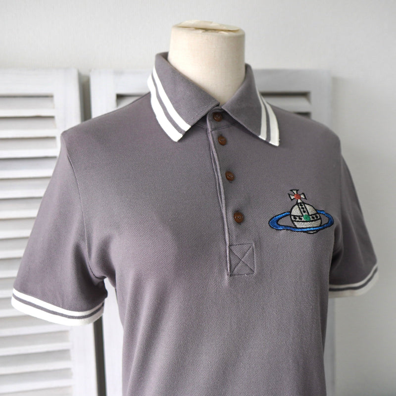 Orb Logo Embroidery Polo Shirt - NEWSED