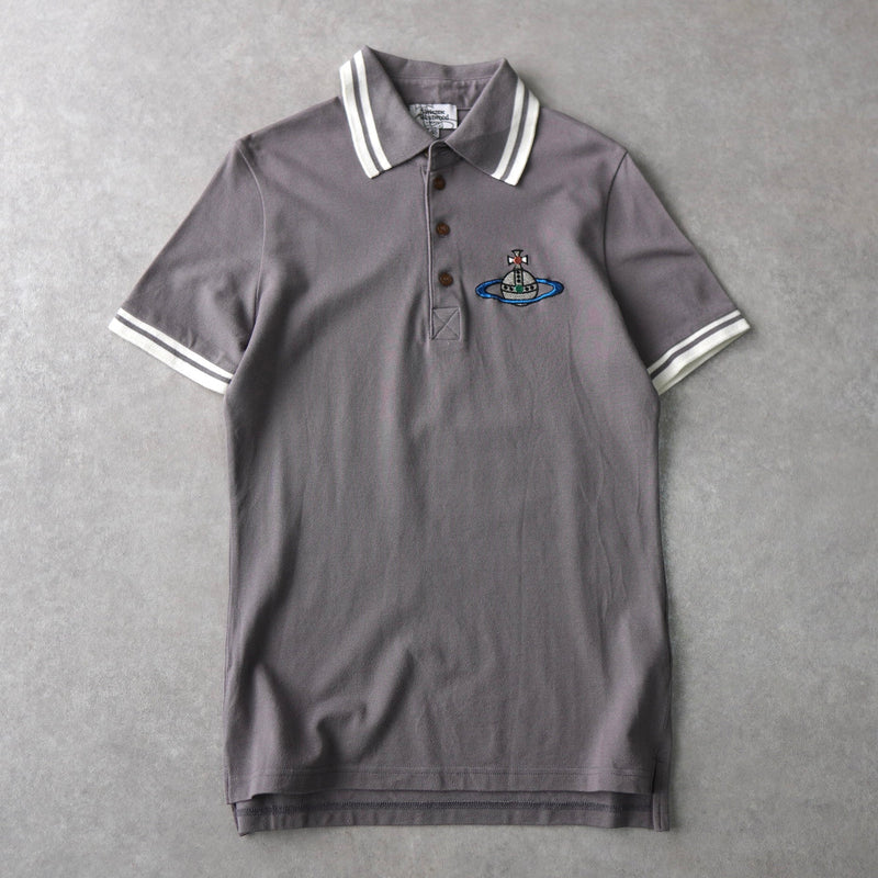 Orb Logo Embroidery Polo Shirt - NEWSED