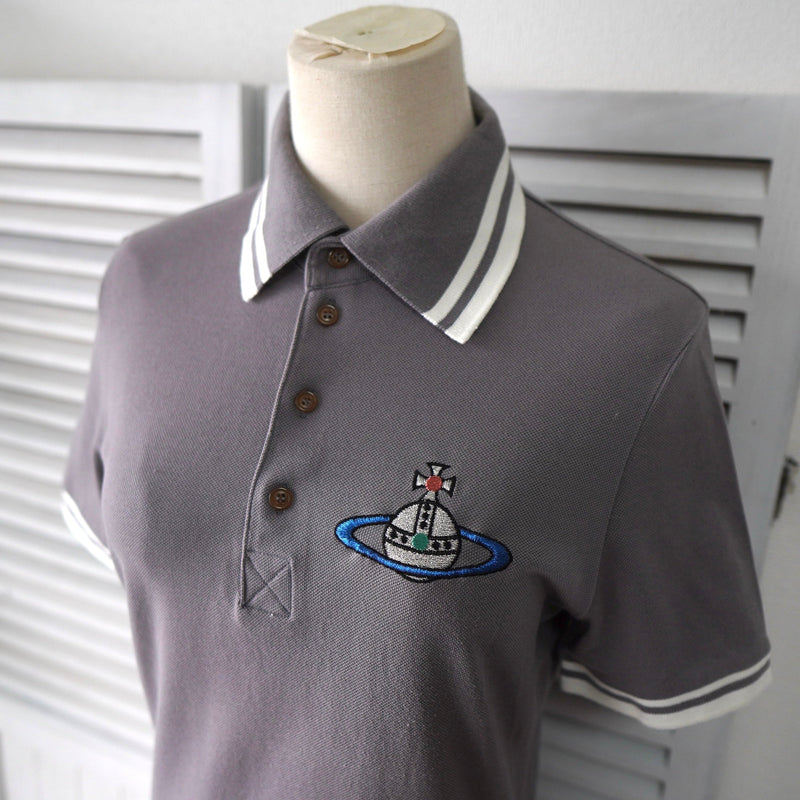 Orb Logo Embroidery Polo Shirt - NEWSED