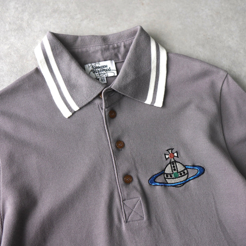 Orb Logo Embroidery Polo Shirt - NEWSED