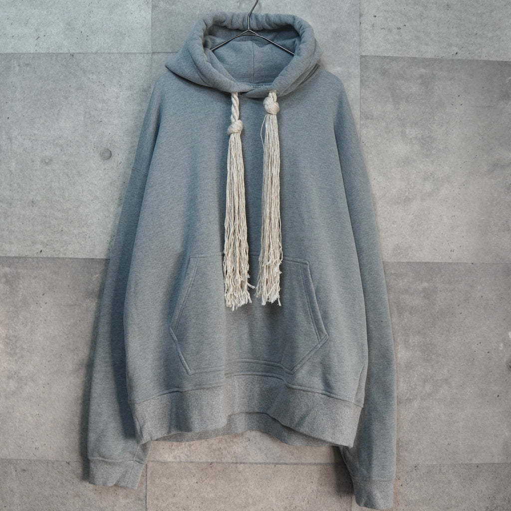 OUAT After Hoodie オーユーエーティー フリンジロープ パーカー グレー