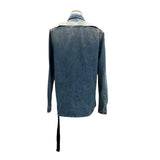 リックオウエンス ダークシャドウ OUTERSHIRT デニムジャケット ブルー S メンズ - NEWSED