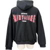 バレンシアガ OUTERWEAR ZIP UP HOODIE バックエンブロイダリー フリース パーカー ブラック 2 メンズ 未使用品