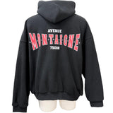 バレンシアガ OUTERWEAR ZIP UP HOODIE バックエンブロイダリー フリース パーカー ブラック 2 メンズ 未使用品 - NEWSED