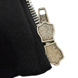 バレンシアガ OUTERWEAR ZIP UP HOODIE バックエンブロイダリー フリース パーカー ブラック 2 メンズ 未使用品 - NEWSED