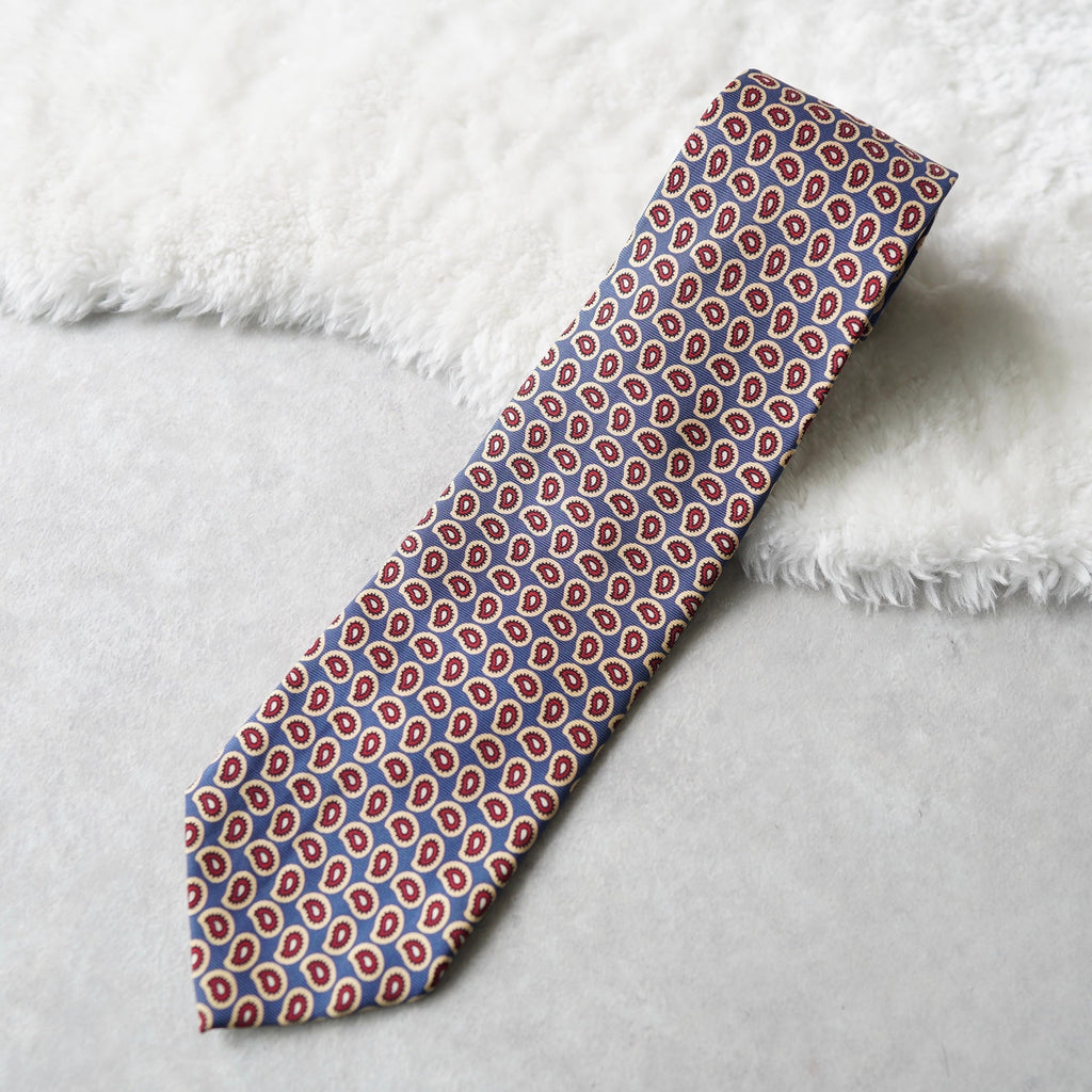 Paisley patterned tie｜Made in UK