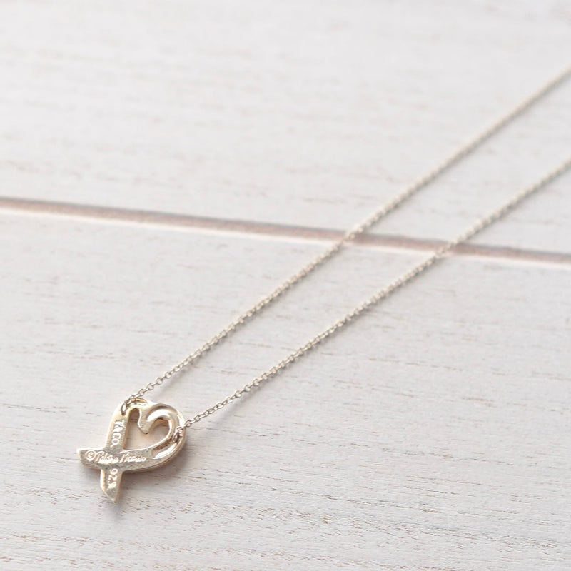 Paloma Picasso Loving Heart Silver Necklace - NEWSED