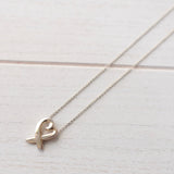 Paloma Picasso Loving Heart Silver Necklace - NEWSED