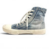 バレンシアガ PARIS HIGH TOP ダメージ加工 デニム ハイカットスニーカー インディゴブルー JP23cm レディース 未使用品