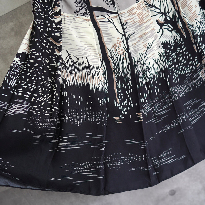 Patterned silk skirt｜Made in Italy - NEWSED