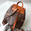 Celine Macadam 棕色穿孔 Blason PCC 皮革背包