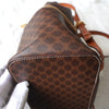 Celine Macadam 棕色穿孔 Blason PCC 皮革背包