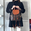 Celine Macadam 棕色穿孔 Blason PCC 皮革背包