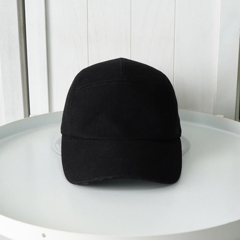 エルメス ライリー ドロップ カシミヤ100% キャップ ブラック