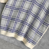 シュプリーム Plaid Knit S/S Polo 半袖 ポロニット アイボリー - NEWSED