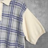 シュプリーム Plaid Knit S/S Polo 半袖 ポロニット アイボリー - NEWSED