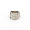 Plate Motif Silver Ring