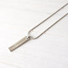 Plate Silver Necklace