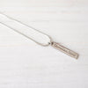 Plate Silver Necklace