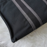 エルメス フールトゥ PM キャンバス ハンドバッグ ネイビー / グレー - NEWSED