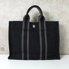 エルメス フールトゥPM キャンバス ハンドバッグ ブラック