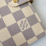 ルイ ヴィトン モノグラム ダミエアズール アジェンダPM 手帳 ベージュ - NEWSED