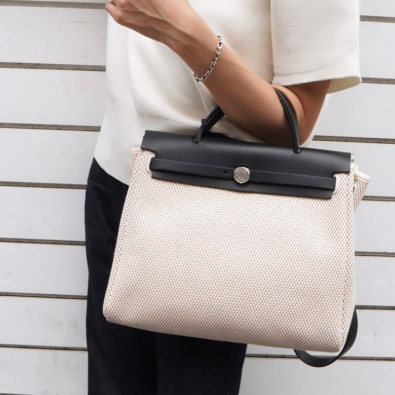 エルメス エールバッグPM トワルアッシュ 2way ハンドバッグ