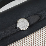 エルメス エールバッグPM トワルアッシュ 2way ハンドバッグ ショルダー ベージュ / ブラック □H刻 - NEWSED