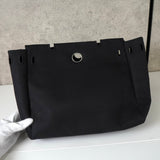 エルメス エールバッグPM トワルアッシュ 2way ハンドバッグ ショルダー ベージュ / ブラック □H刻 - NEWSED