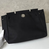 エルメス エールバッグPM トワルアッシュ 2way ハンドバッグ ショルダー ベージュ / ブラック □H刻 - NEWSED