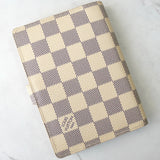 ルイ ヴィトン モノグラム ダミエアズール アジェンダPM 手帳 ベージュ - NEWSED