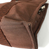 エルメス エールラインPM キャンバス ハンドバッグ ブラウン - NEWSED