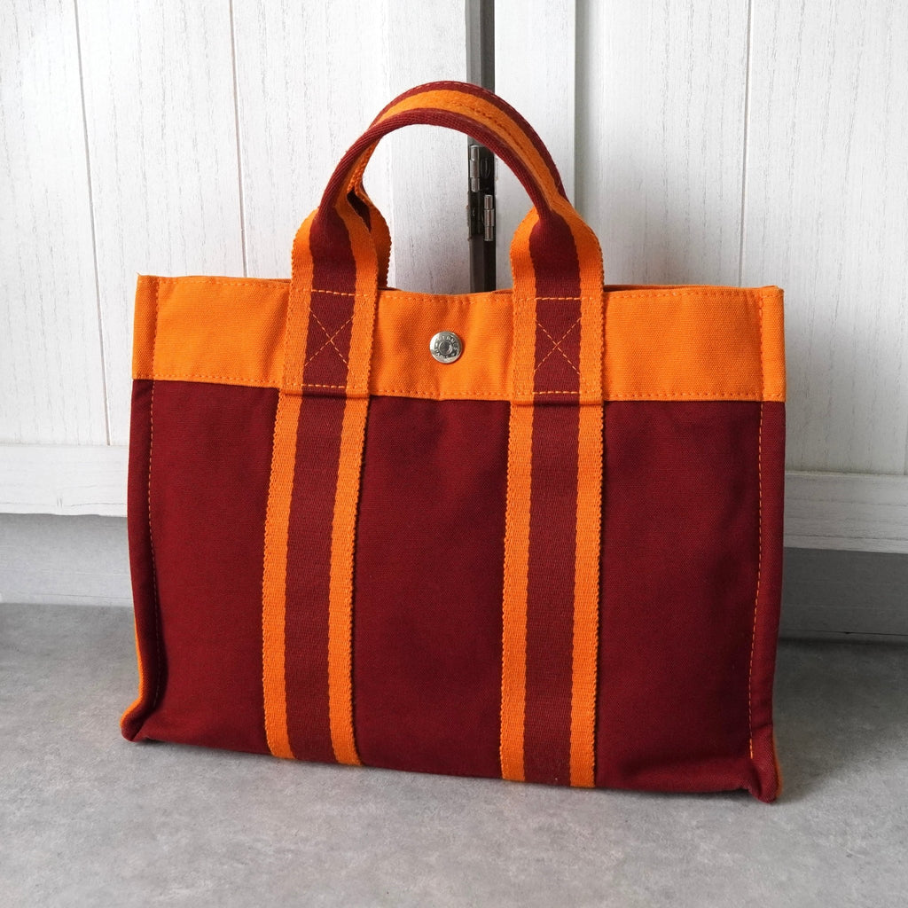 エルメス フールトゥPM ハンドバッグ レッド / オレンジ