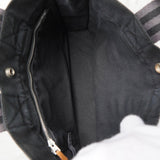 エルメス フールトゥPM キャンバス ハンドバッグ ブラック / グレー - NEWSED