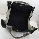 エルメス カンヌPM キャンバス ハンドバッグ ブラック - NEWSED