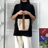 エルメス サクソーPM トワルアッシュ ハンドバッグ ベージュ / ブラウン - NEWSED