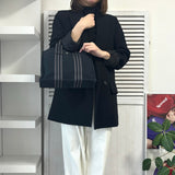 エルメス フールトゥ PM キャンバス ハンドバッグ ブラック / グレー - NEWSED