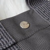 エルメス エールラインPM キャンバス ハンドバッグ グレー