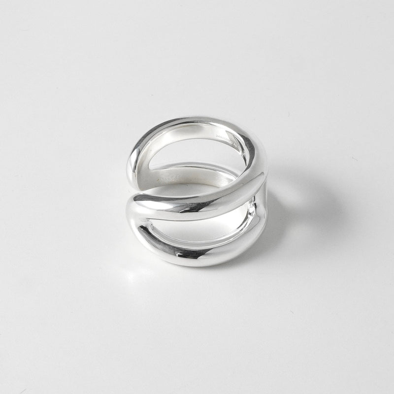 エルメス オスモズ PM シルバー925 指輪 リング サイズ54 / 13.5号 箱付き - NEWSED