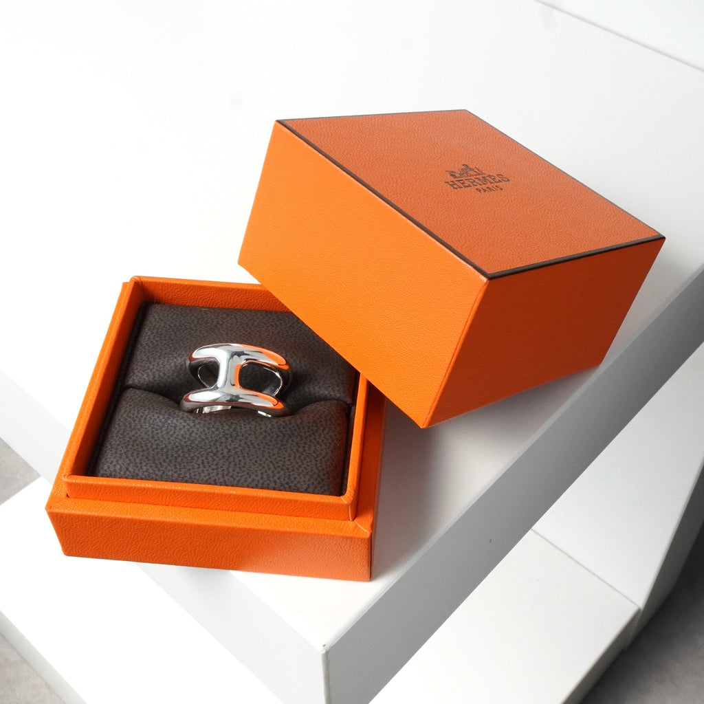 エルメス オスモズ PM シルバー925 指輪 リング サイズ54 / 13.5号 箱付き