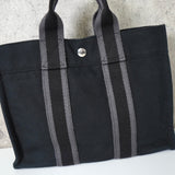 エルメス フールトゥPM キャンバス ハンドバッグ ブラック - NEWSED