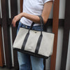 Hermès Garden Party PM Toile H / Negonda □G stamp 米色 / 黑色