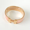 Hermès Click-Clack PM Bangle in Grand Prix Gold/Pink